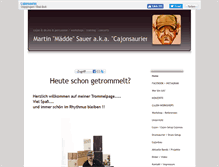 Tablet Screenshot of cajonsaurier.de